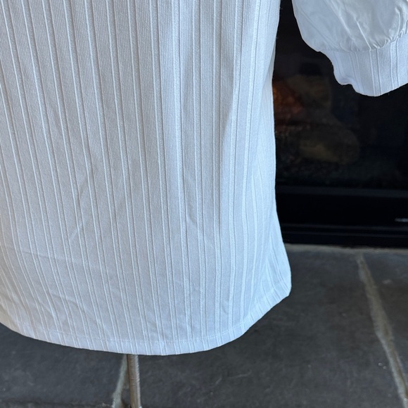 Design History White Ribbed Blouse - Picture 10 of 12